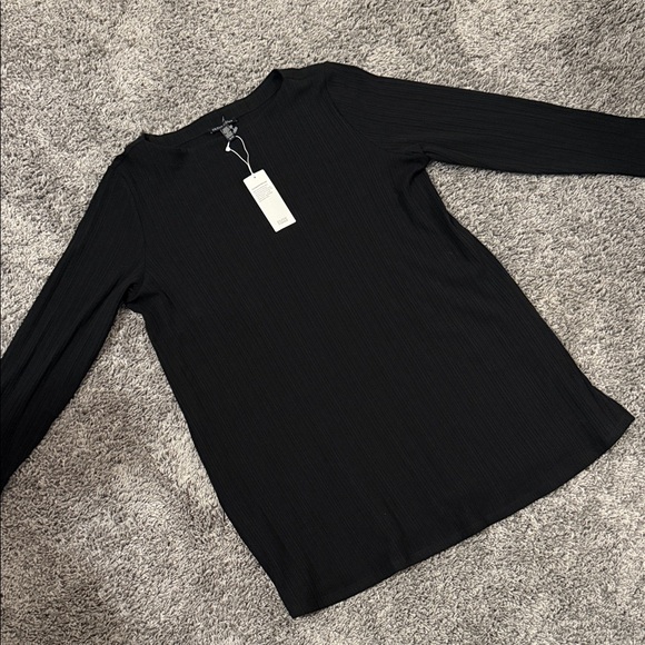 Eileen Fisher Black Tunic Top ❤️SALE❤️ - Picture 2 of 6